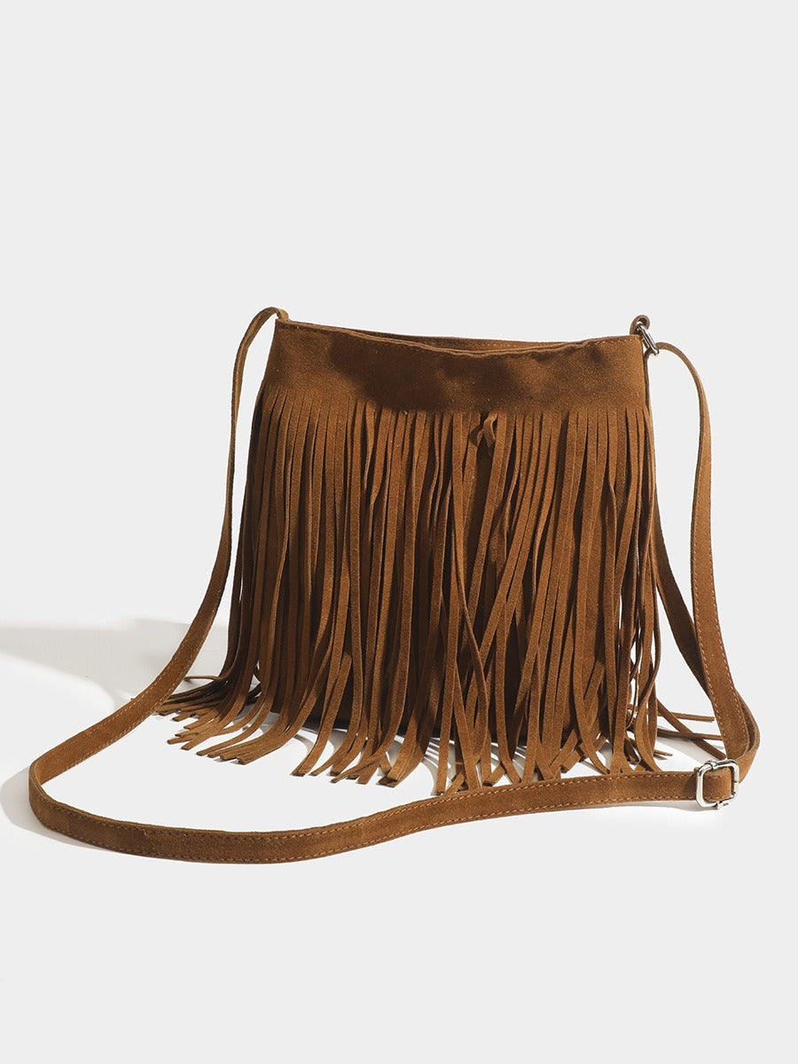 Fransen Umhängetasche Boho-Stil