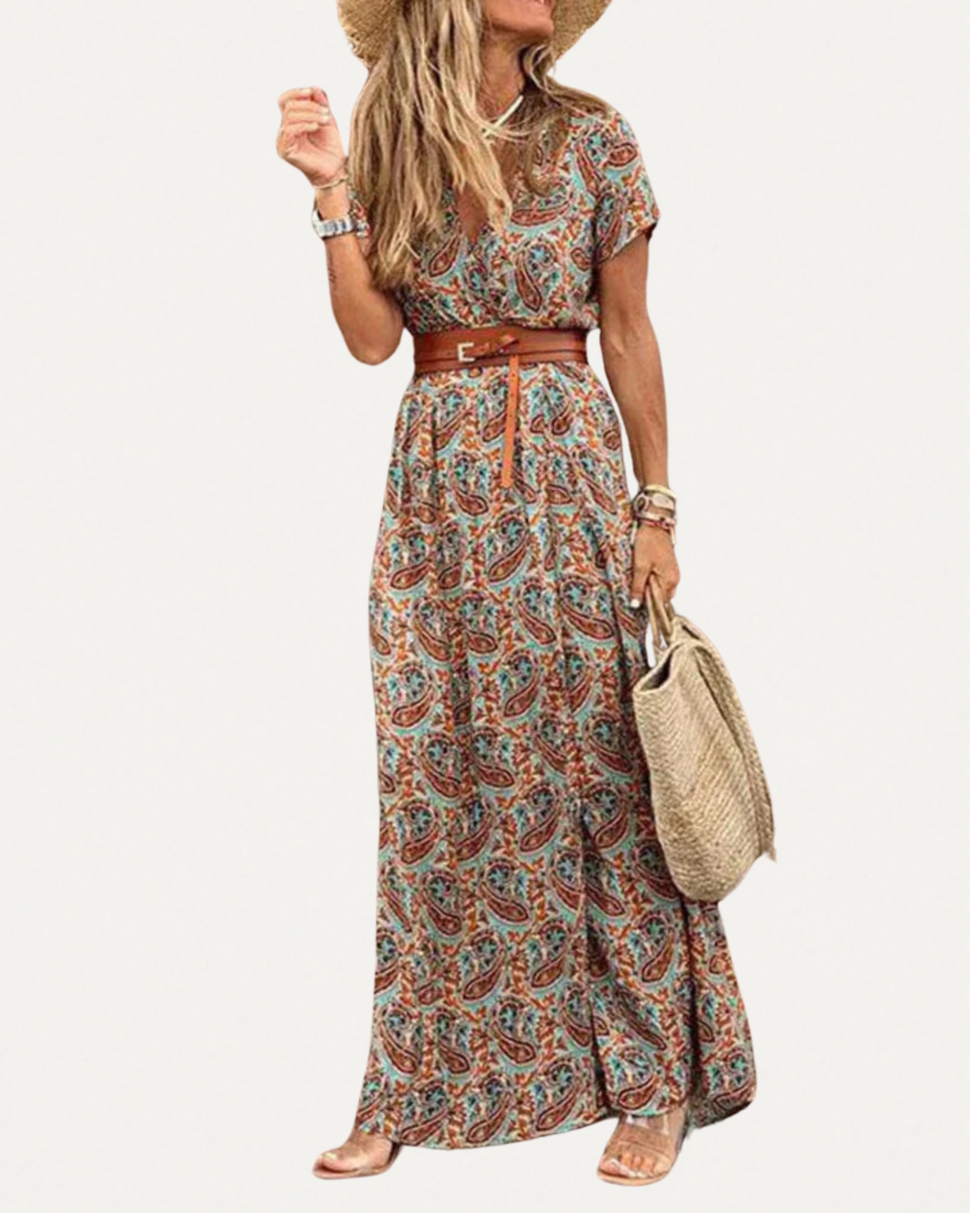 Elegant Ibiza-Style Dress