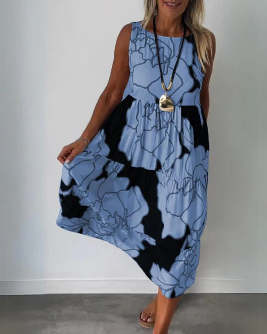 Stylish Boho Floral Dress