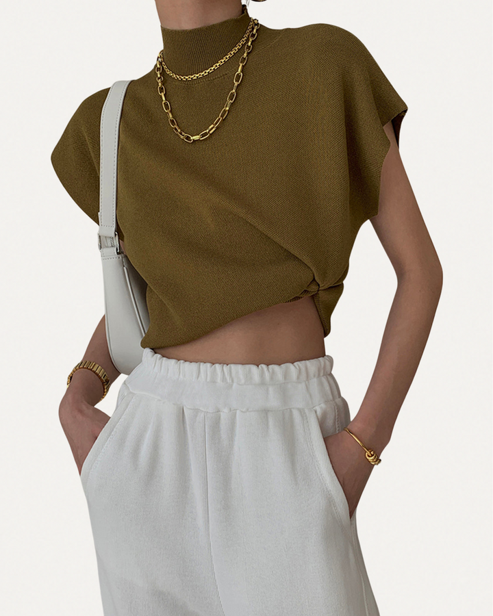 Women's Sleeveless Knit Sweater Vest – Soft Pullover for Casual Layering