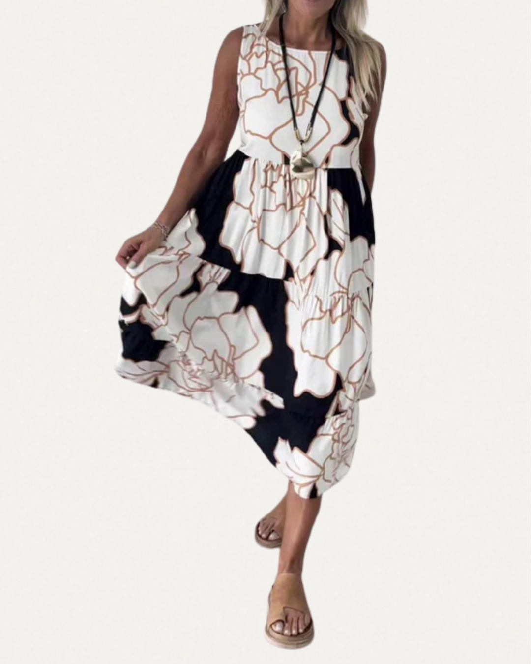 Stylish Boho Floral Dress