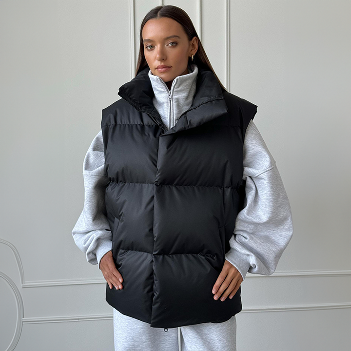 Wattierte ärmellose Weste