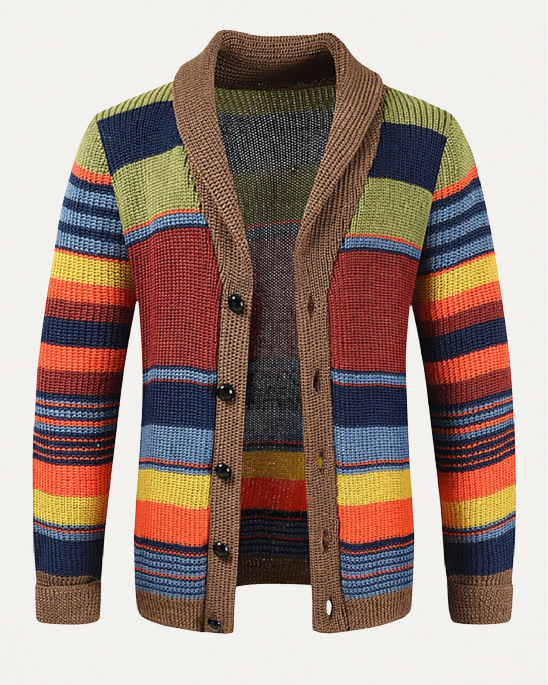 Relaxed fit cardigan for men