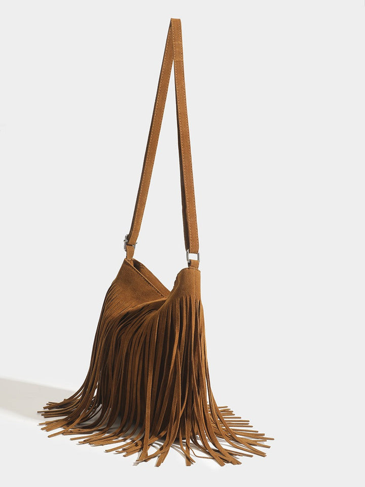 Fransen Umhängetasche Boho-Stil