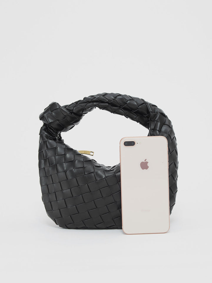 Braided Handbag – Stylish Polyurethane Design, Compact Size 27x2x16 cm, Ideal for Casual and Special Events 2