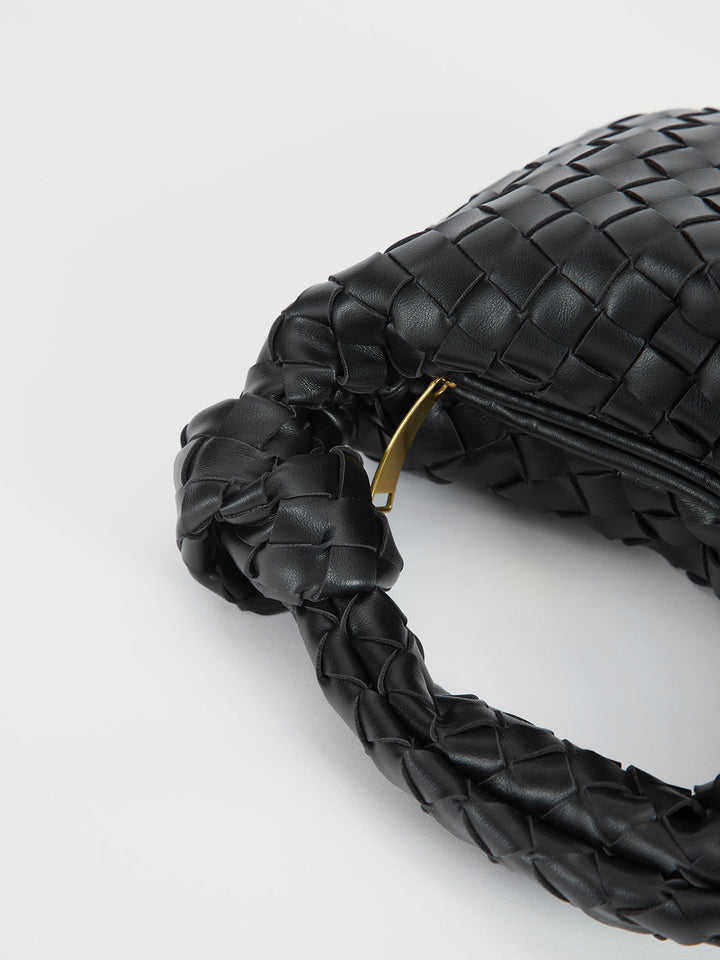 Braided Handbag – Stylish Polyurethane Design, Compact Size 27x2x16 cm, Ideal for Casual and Special Events 5