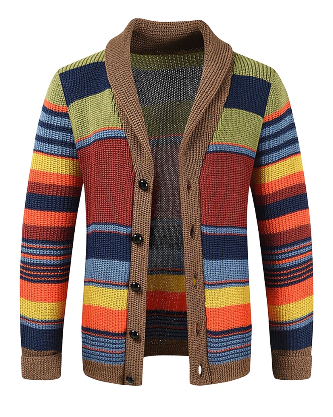 Relaxed fit cardigan for men