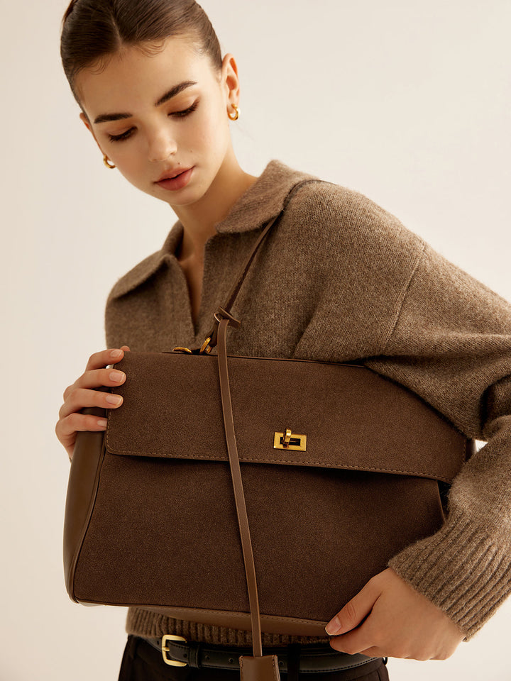 Large Capacity Flap Shoulder Bag for Women – Durable Polyurethane, Stylish Design, Everyday Use 4