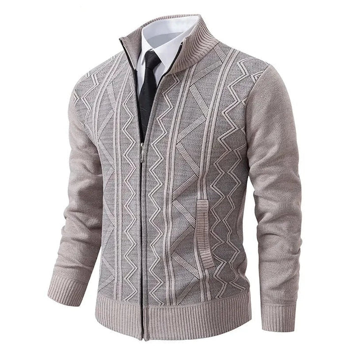Men's Black Cardigan with Shawl Collar – Elegant Knitwear for Winter and Special Occasions 8