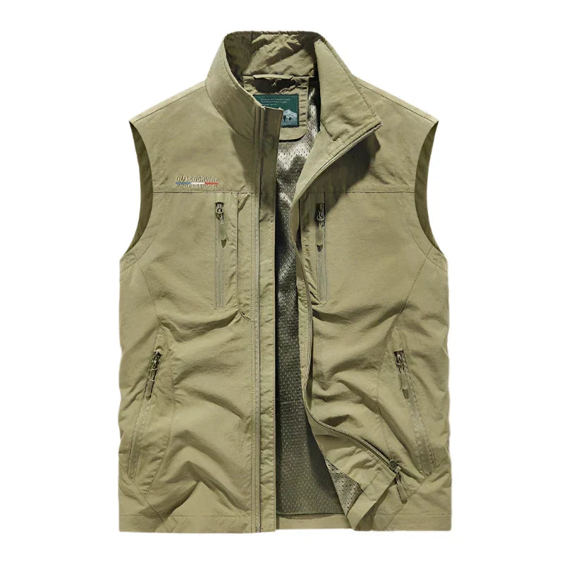 Men's Casual Vest for Outdoor Wear – Comfortable, Versatile, Timeless Design in Multiple Colors and Sizes S-XL 0