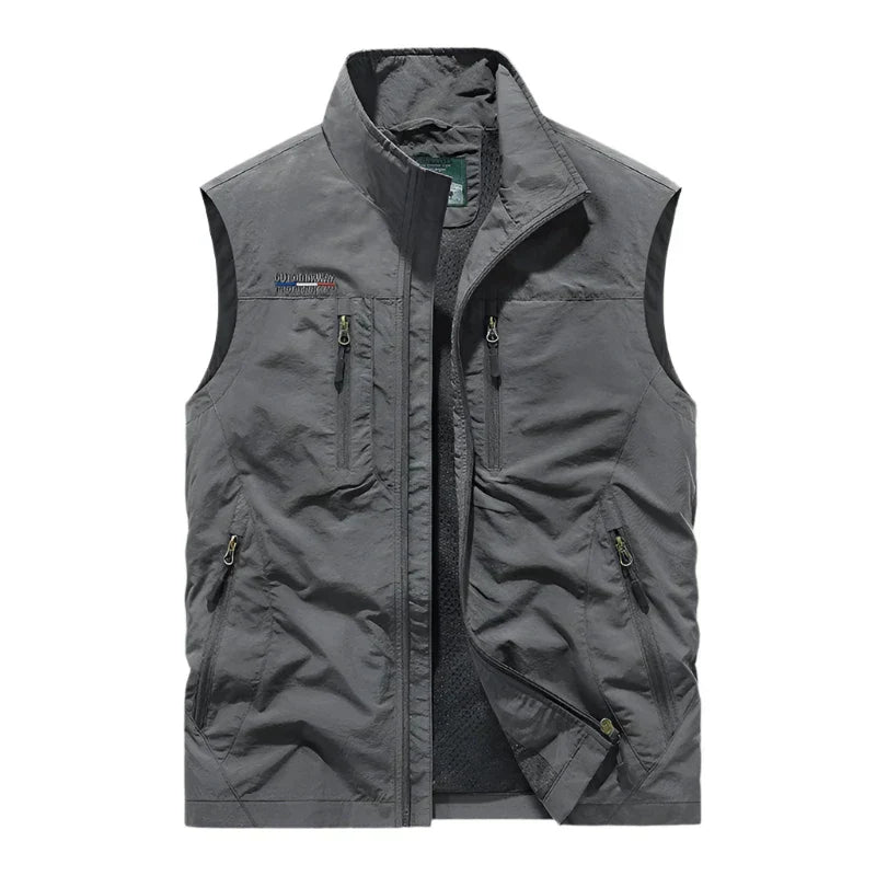 Men's Casual Vest for Outdoor Wear – Comfortable, Versatile, Timeless Design in Multiple Colors and Sizes S-XL 3