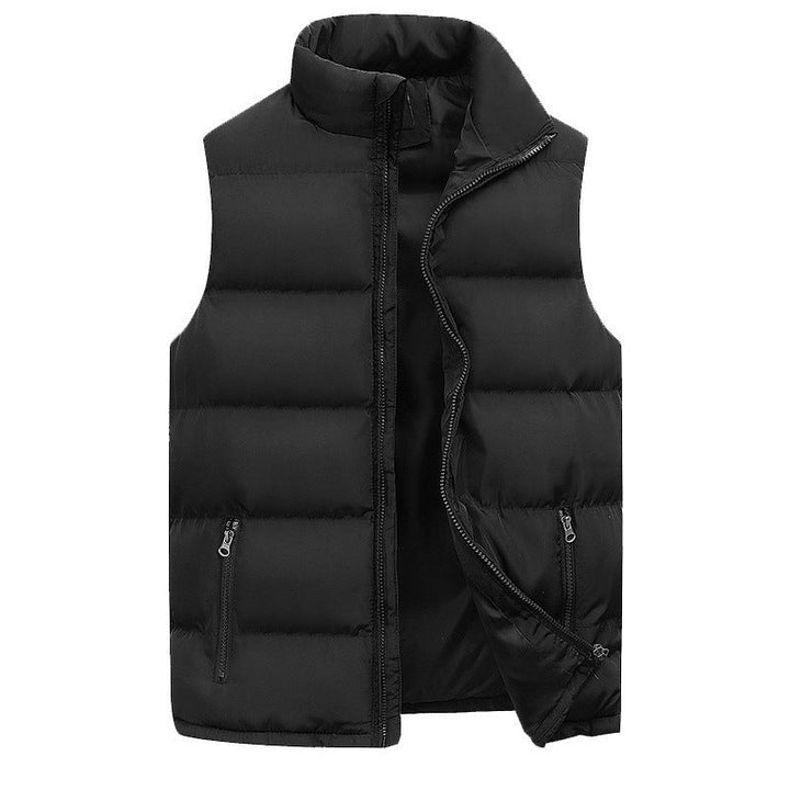 Men's Insulated Winter Vest with Zipper – Lightweight Down Puffer Vest for Comfortable Layering 0