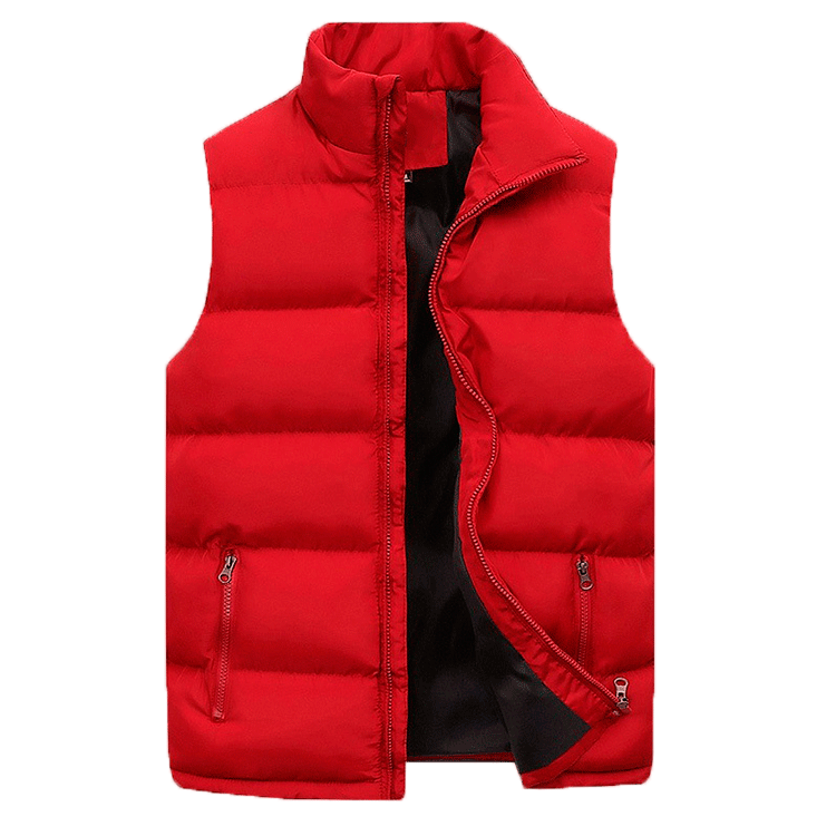 Men's Insulated Winter Vest with Zipper – Lightweight Down Puffer Vest for Comfortable Layering 2