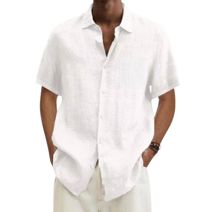 Men's Linen Shirt – Breathable, Relaxed Fit, Stylish Button Placket, Available in Multiple Colors 1