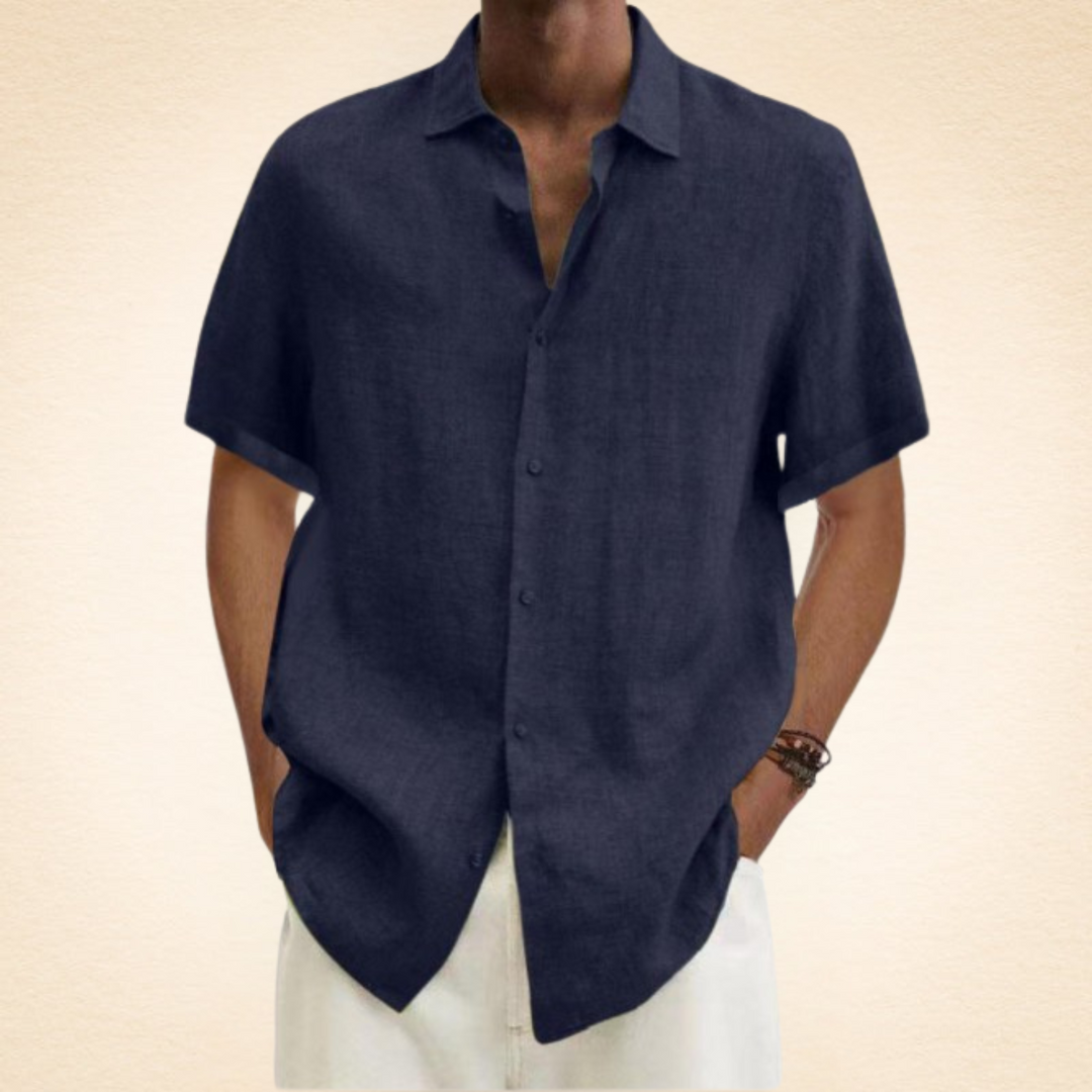 Men's Linen Shirt – Breathable, Relaxed Fit, Stylish Button Placket, Available in Multiple Colors 6