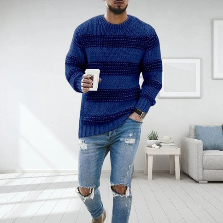 Men's Norwegian Sweater, Chunky Knit Winter Knitwear, Warm and Stylish Casual Layering, Regular Fit, Various Sizes and Colors 3