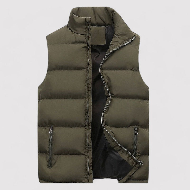 Men's Stylish Warm Vest with Stand Collar – Slim Fit for Year-Round Comfort in All Seasons 4