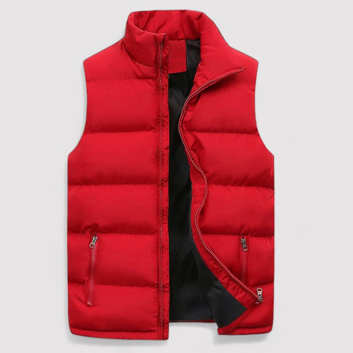 Men's Stylish Warm Vest with Stand Collar – Slim Fit for Year-Round Comfort in All Seasons 6