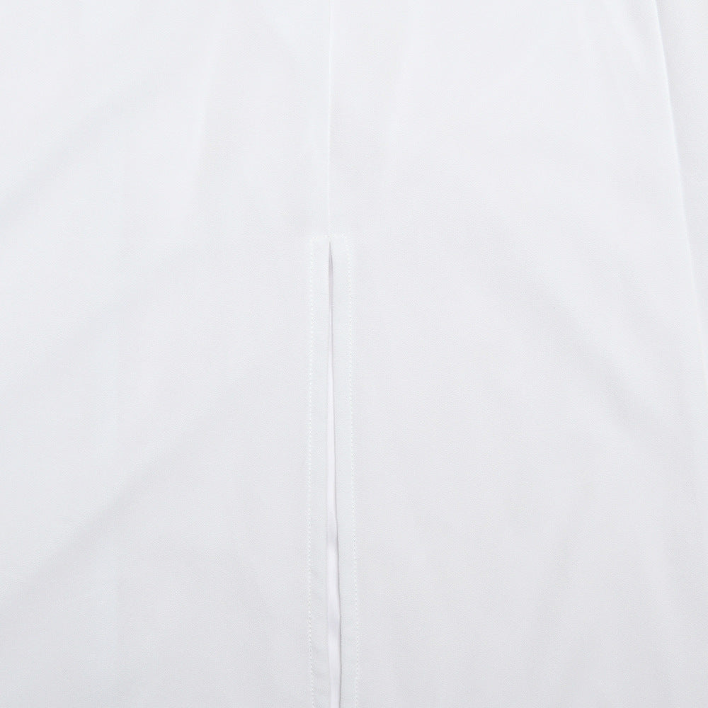 Maxi-Kleid mit Schlitz und Neckholder