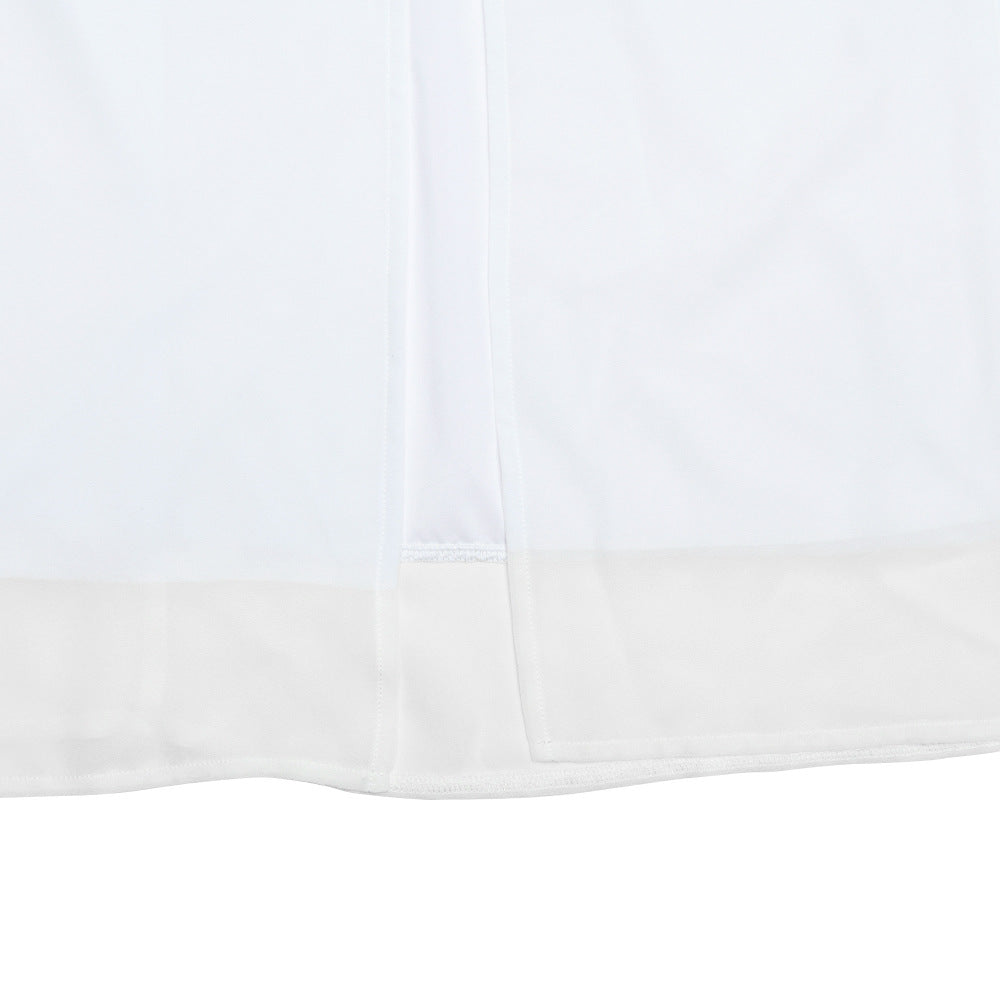 Maxi-Kleid mit Schlitz und Neckholder