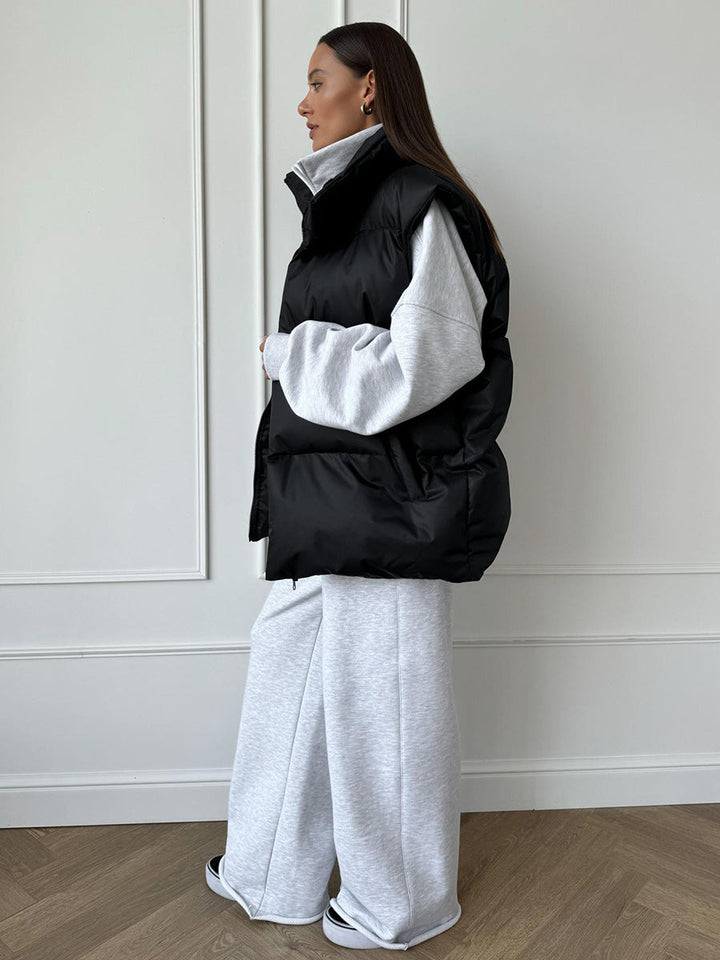 Wattierte ärmellose Weste