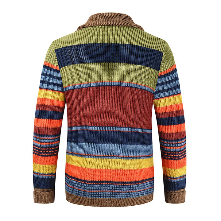 Relaxed fit cardigan for men