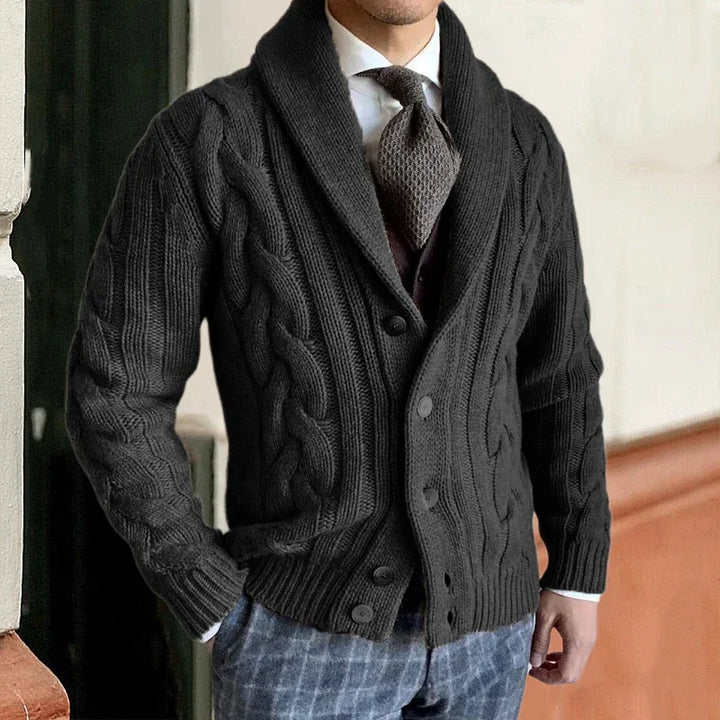 Knitted Men's Cardigan