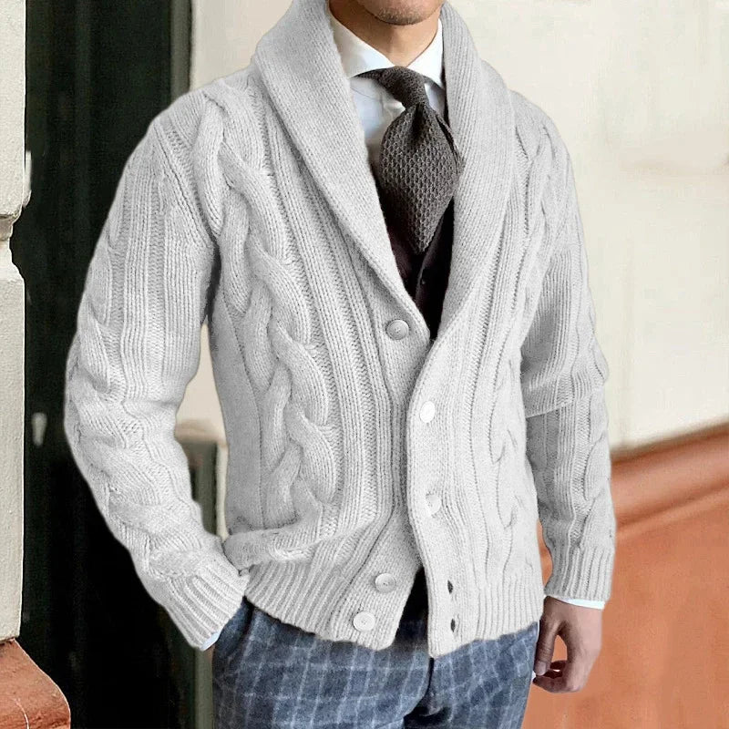 Knitted Men's Cardigan