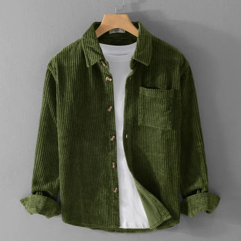 Corduroy overshirt