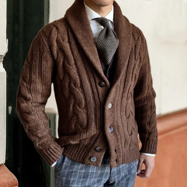 Knitted Men's Cardigan
