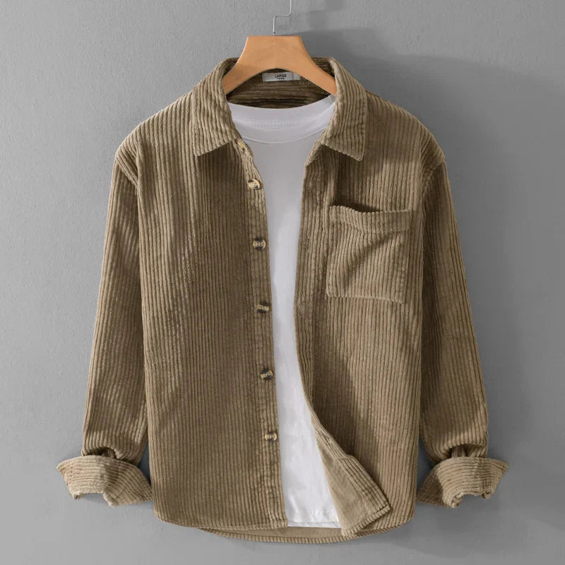 Corduroy overshirt