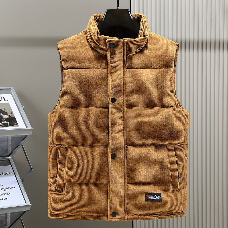 Stylish Men's Vest for Winter - Warm Sleeveless Jacket with Excellent Insulation, Lightweight, Versatile for Outdoor Activities 0