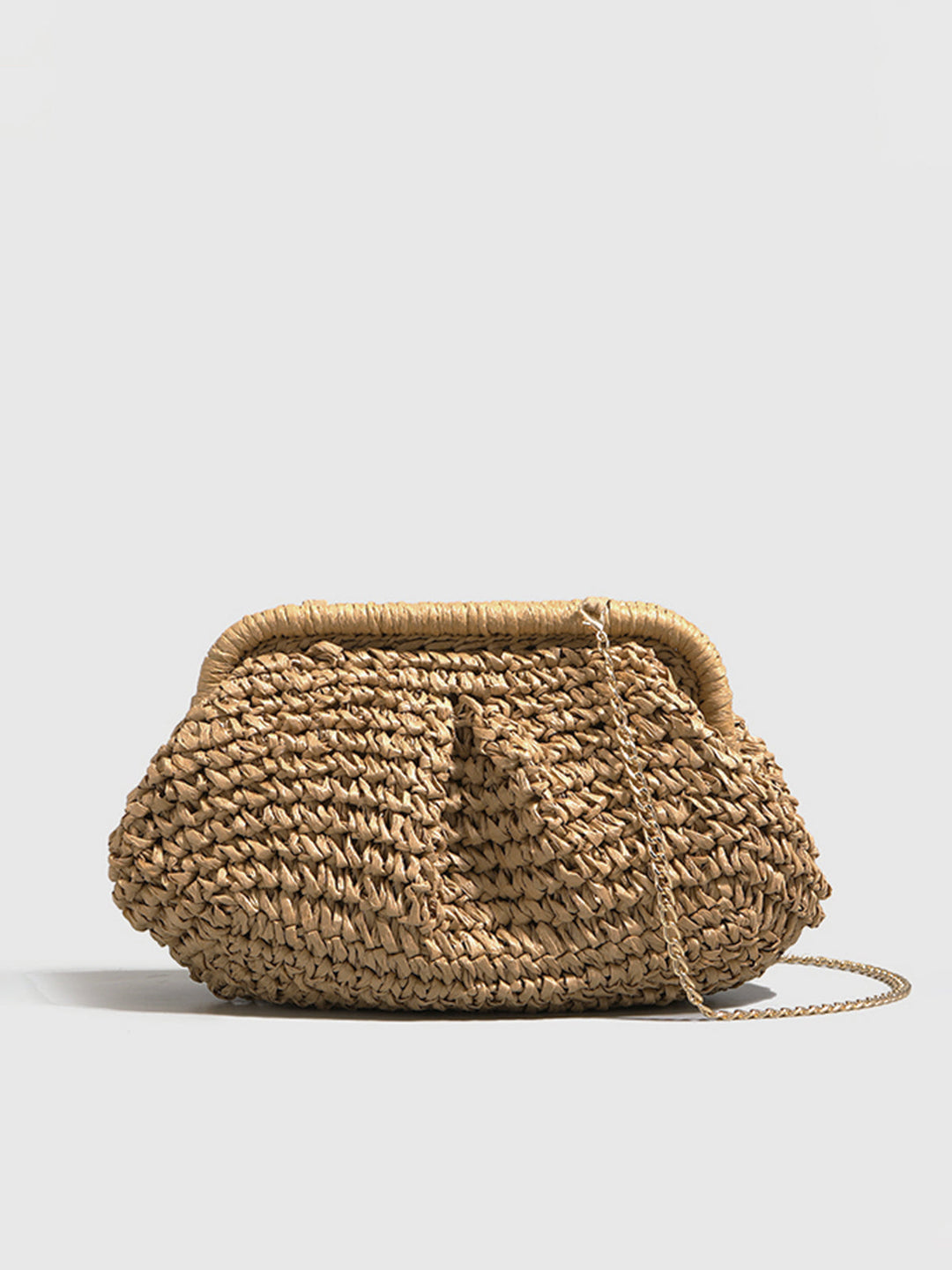 Stylish Straw Clutch Bag - Lightweight, Compact Design for Everyday Use, Perfect for Casual and Formal Occasions 0