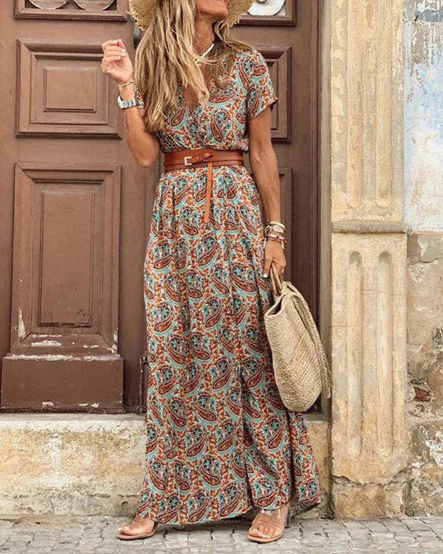 Elegant Ibiza-Style Dress