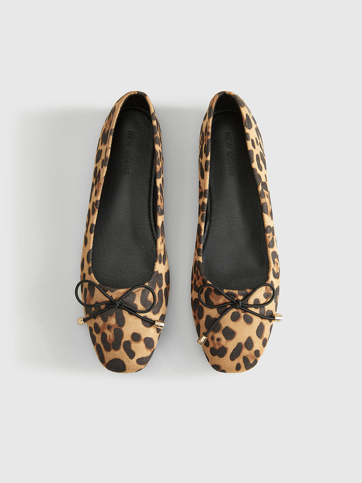 Women's Ballet Flats Leopard Print Size 6-9 Polyurethane 0