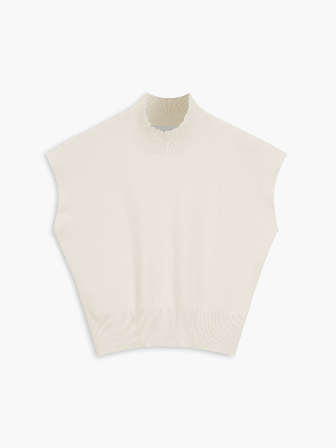 Women's Knitted Vest Solid Color Size M Acrylic Polyester 10