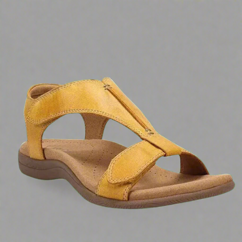 Women's Sandals Black Size 8 Lightweight Orthopedic Comfort 0