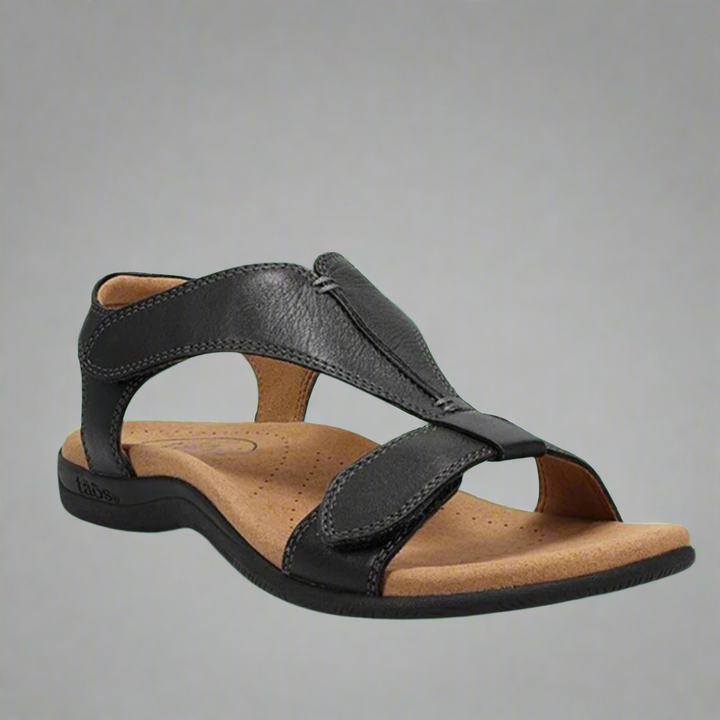 Women's Sandals Black Size 8 Lightweight Orthopedic Comfort 4