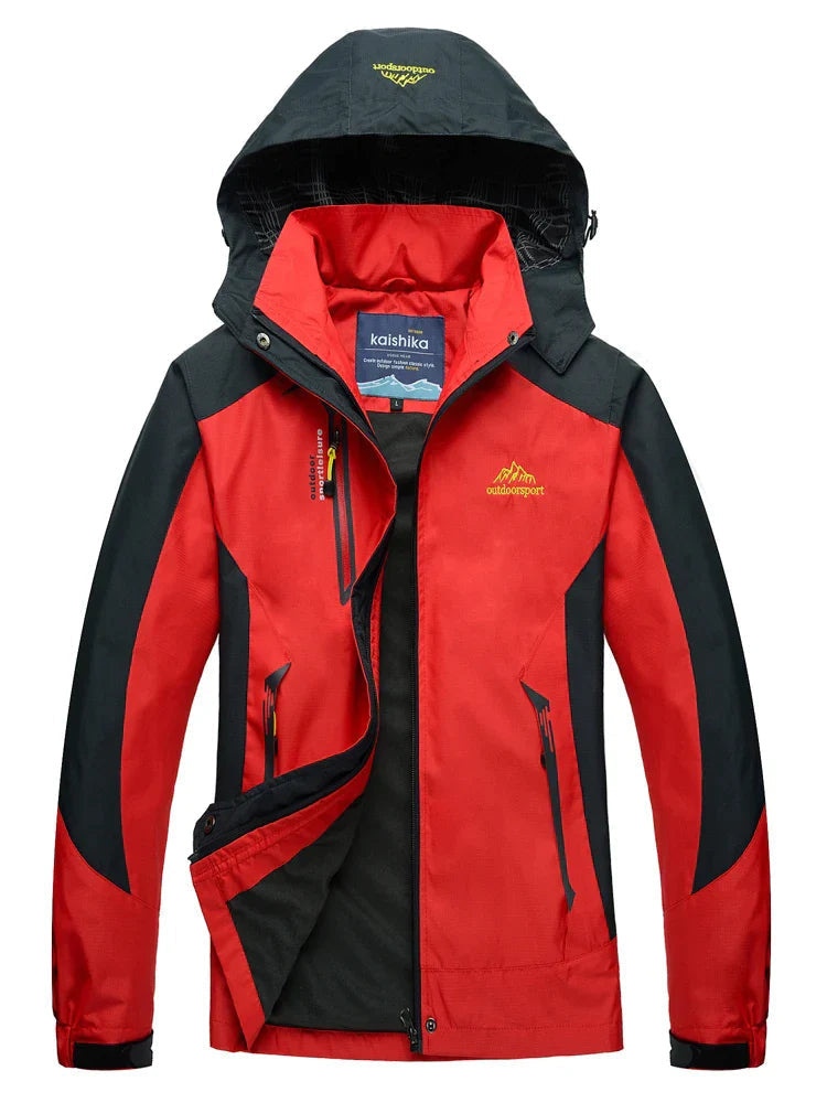 Women's Waterproof Rain Jacket with Adjustable Hood – Stylish Waterproof Coat for All Weather 5