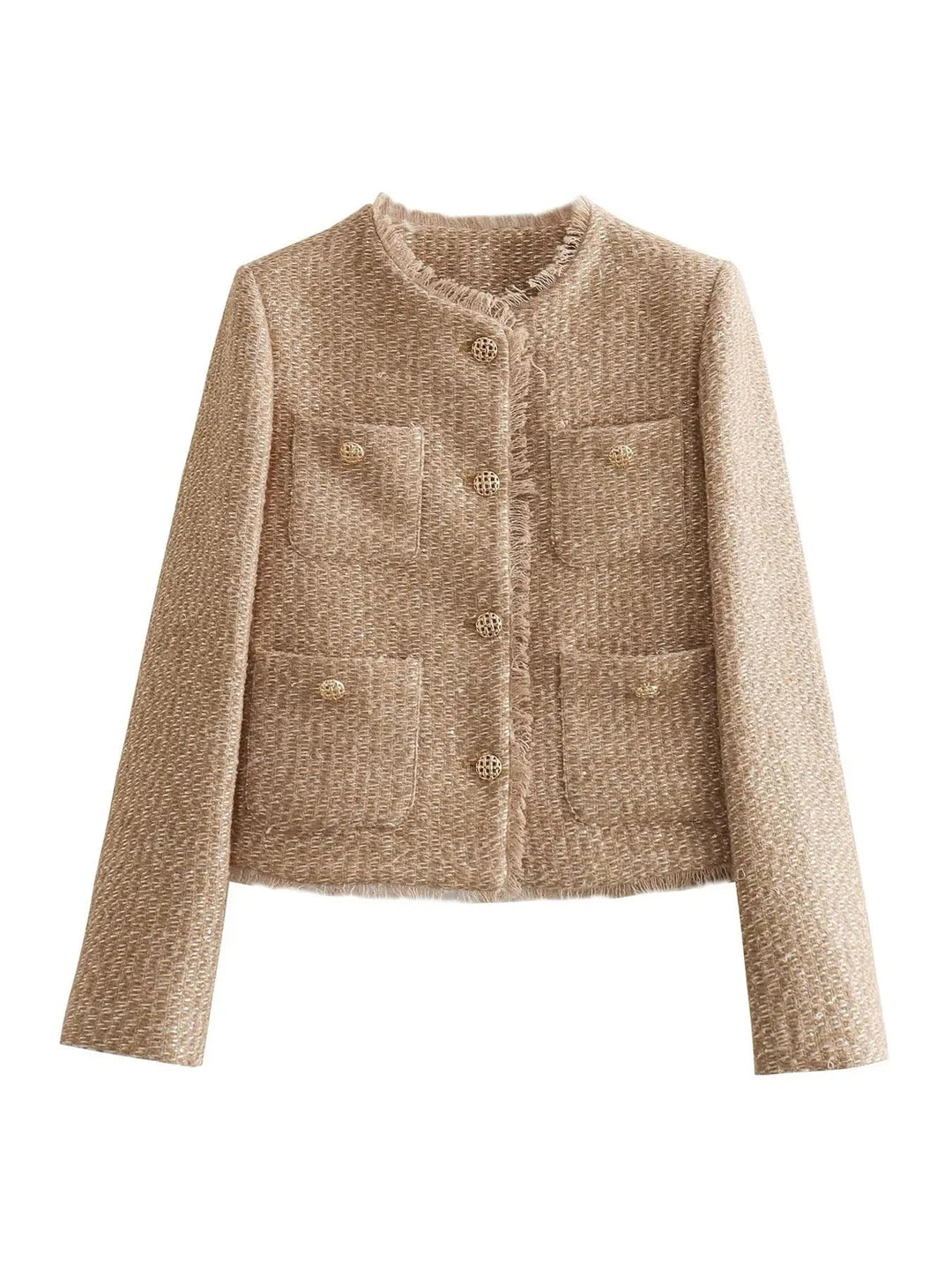 Classic Tweed Blazer – Tailored Fit Vintage-Inspired Jacket for Effortless Style, Available in Multiple Colors 4