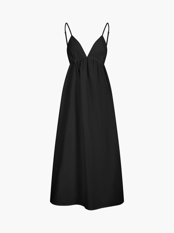 Coastal Cowgirl Maxi Dress for Women - Open Back Sleeveless V-Neck 100% Cotton Long Dress 7