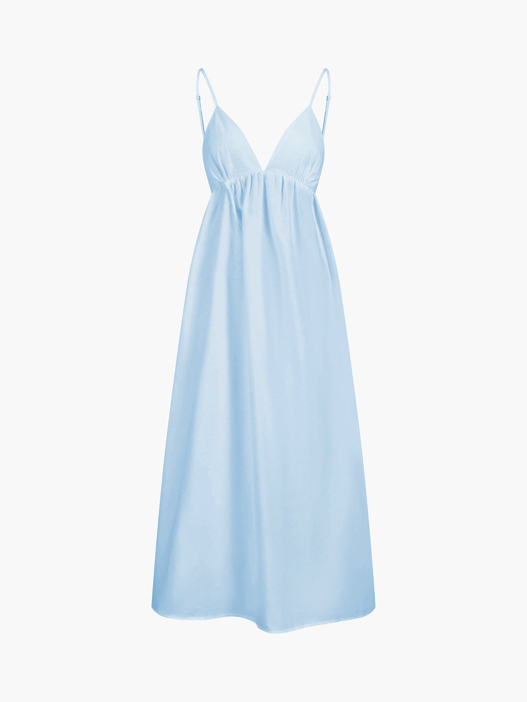 Coastal Cowgirl Maxi Dress for Women - Open Back Sleeveless V-Neck 100% Cotton Long Dress 9