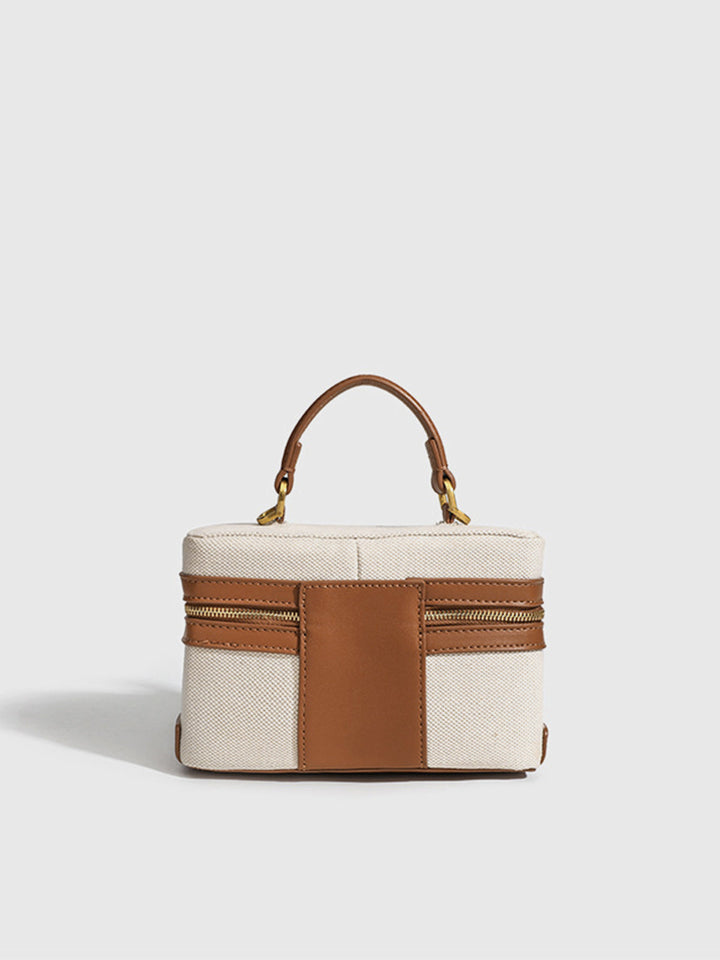 Dual-Tone Crossbody Bag for Women – Compact Zip Closure, Stylish Design, Durable Material 3