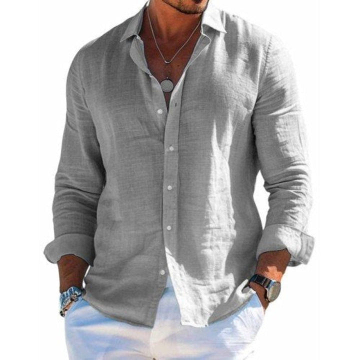 Elegant Breathable Shirt in Lightweight Cotton Blend – Tailored Fit, Wrinkle-Resistant for All-Day Comfort 0