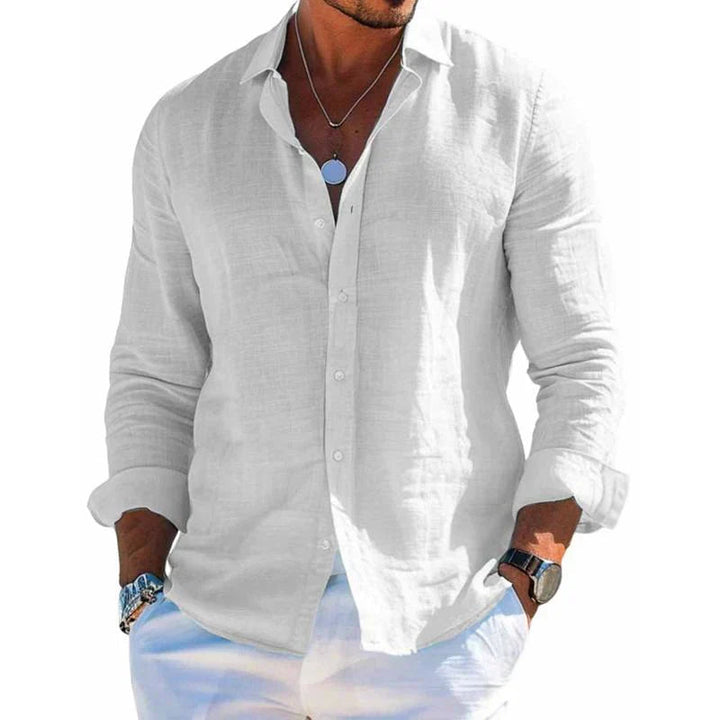 Elegant Breathable Shirt in Lightweight Cotton Blend – Tailored Fit, Wrinkle-Resistant for All-Day Comfort 1