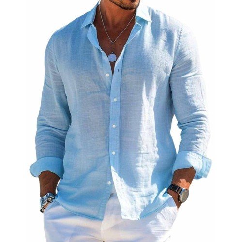 Elegant Breathable Shirt in Lightweight Cotton Blend – Tailored Fit, Wrinkle-Resistant for All-Day Comfort 2