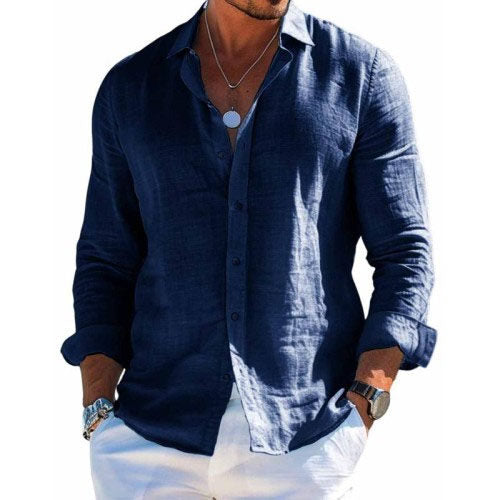 Elegant Breathable Shirt in Lightweight Cotton Blend – Tailored Fit, Wrinkle-Resistant for All-Day Comfort 4