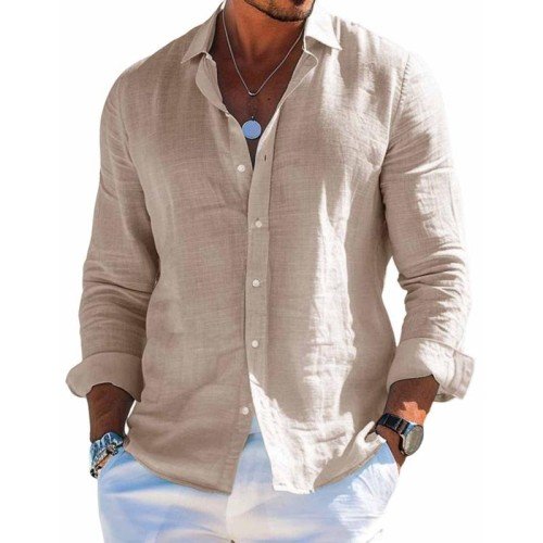 Elegant Breathable Shirt in Lightweight Cotton Blend – Tailored Fit, Wrinkle-Resistant for All-Day Comfort 6