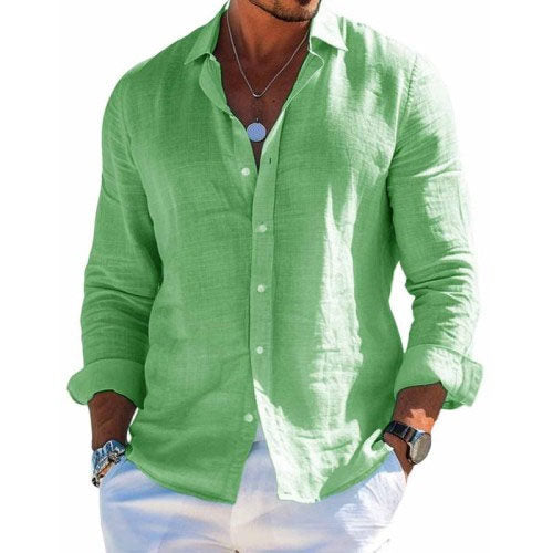 Elegant Breathable Shirt in Lightweight Cotton Blend – Tailored Fit, Wrinkle-Resistant for All-Day Comfort 7