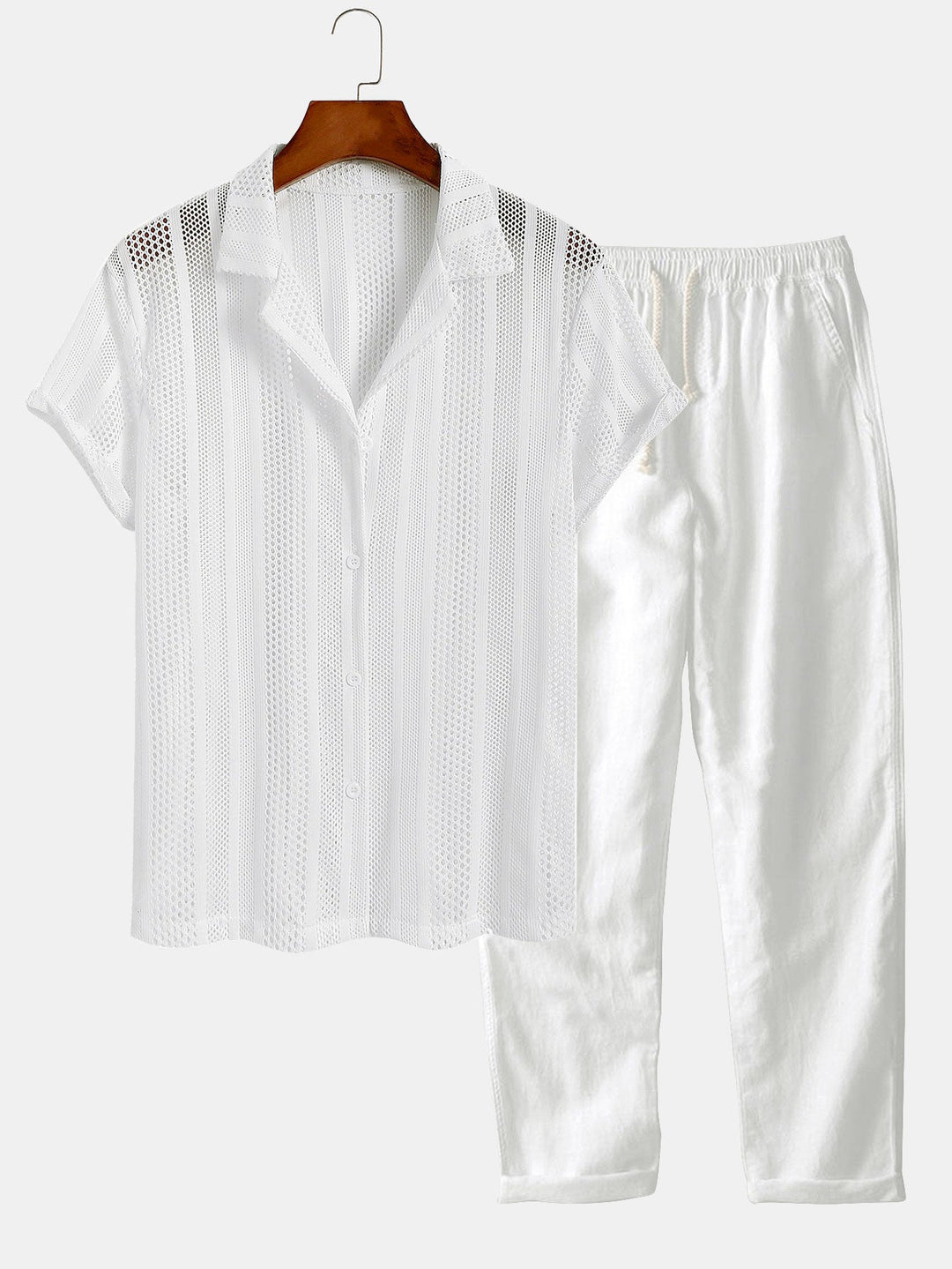 Elegant Short Sleeve Ensemble in Premium Fabric – Comfortable and Versatile for Everyday Wear, Multiple Sizes and Colors Available 4